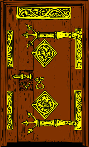 Stare drewniane drzwi