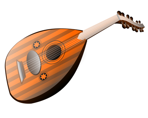 Oud instrument vector afbeelding