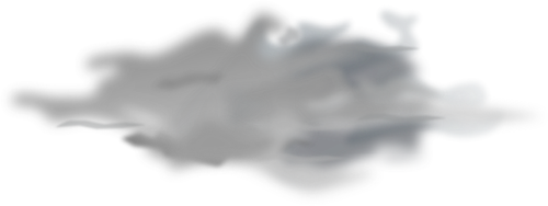 ベクトル曇天のため天気予報カラー シンボルの描画
