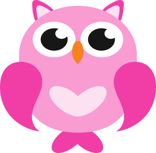 Розовая сова