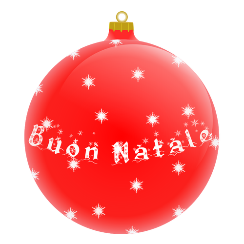 A Christmas tree ball vector illustration