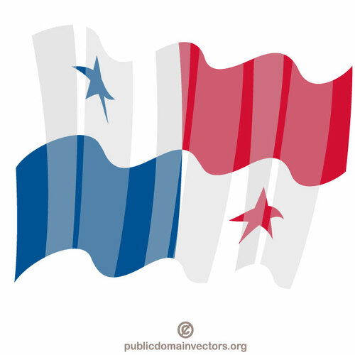 Panamas nationella flagga
