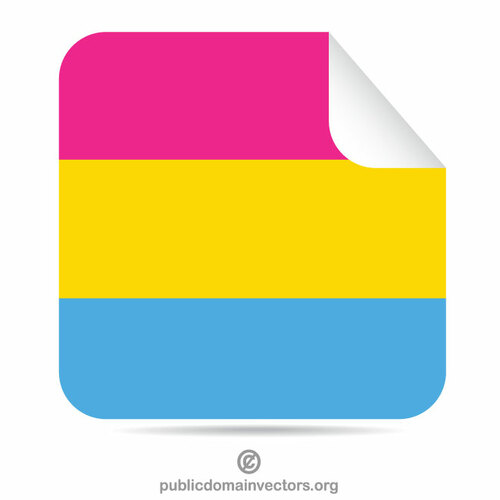 Pansexual pavilion peeling autocolant