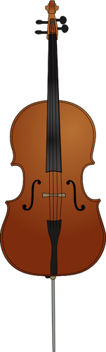 Violoncellový vektorový obrázek