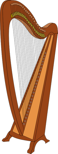 Harpe vector illustrasjon