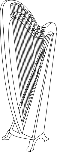 Vektor grafis dari harpa