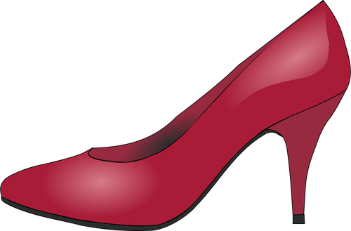 Roter Schuh-Vektor-ClipArt