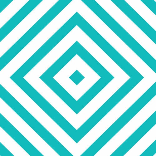 Teal geometrische Form