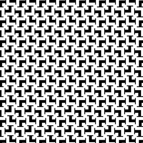 Black and white abstract pattern