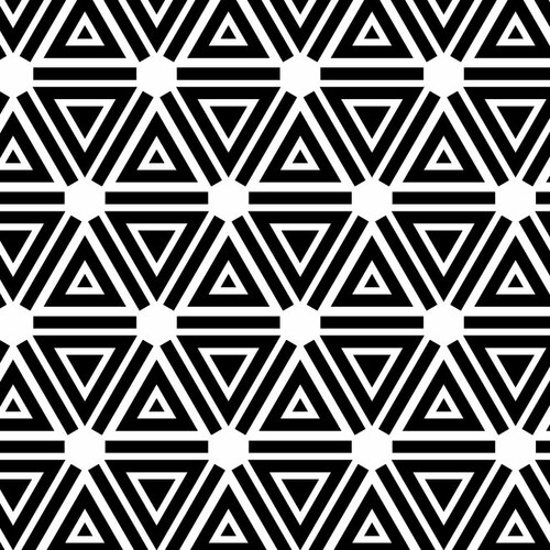 Tribal pola geometris