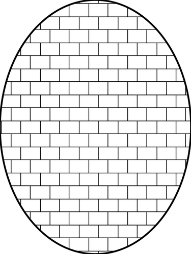 パターン レンガ アウトラインのベクトル図