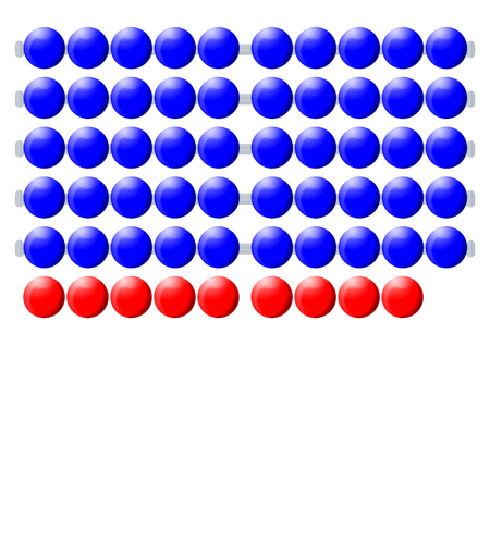 Korálky v abacus