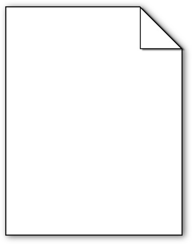 Blank sheet image