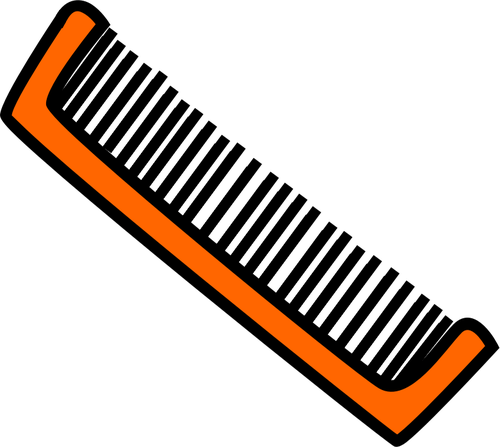 बालों की कंघी के ड्राइंग वेक्टर