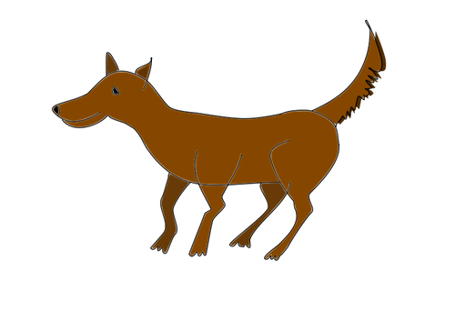 Koiravektorin ClipArt-kuva