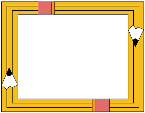 연필 프레임 이미지