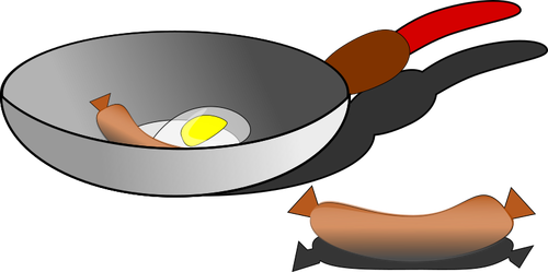 Oeufs et saucisses