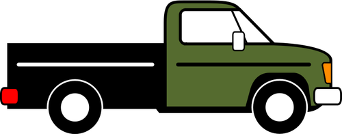 Gráficos del vector de la camioneta pickup