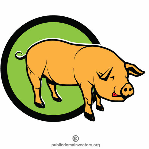 Graphiques de porc clip art