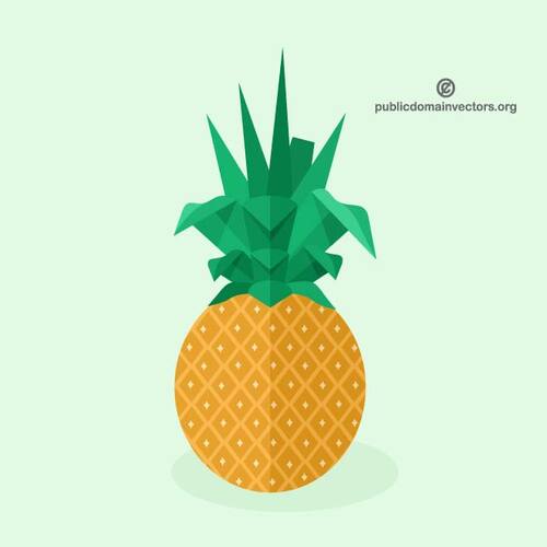 Clipart de frutas de piña