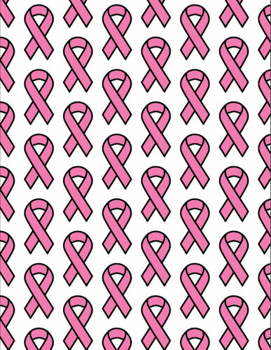 Pink ribbon pattern