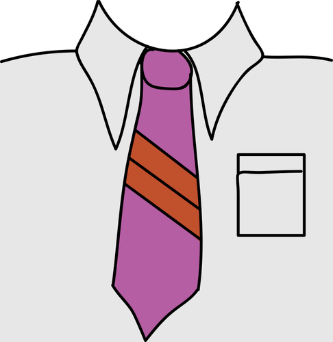 Розовый галстук