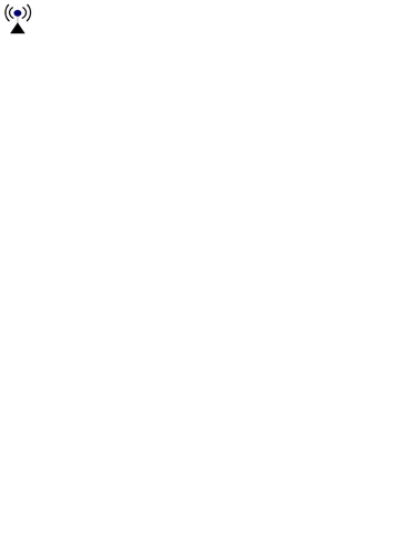 WLAN Access Point Symbol Vektor-Bild
