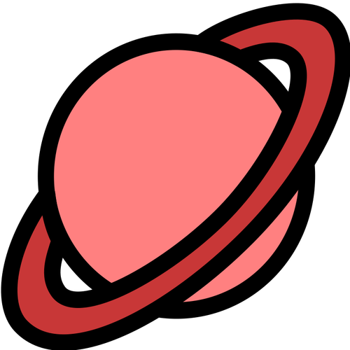 Ícone do planeta vermelho