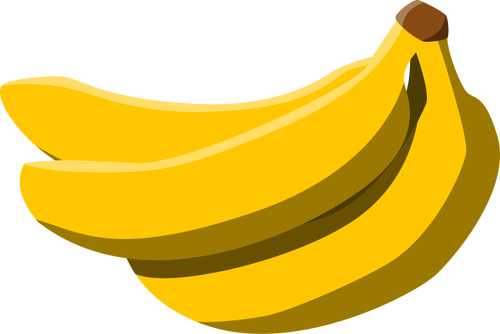 Batch van bananen pictogram vector afbeelding