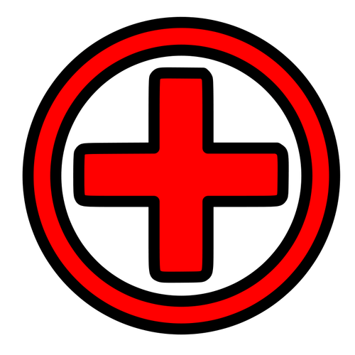 Dibujo vectorial de icono de primeros auxilios