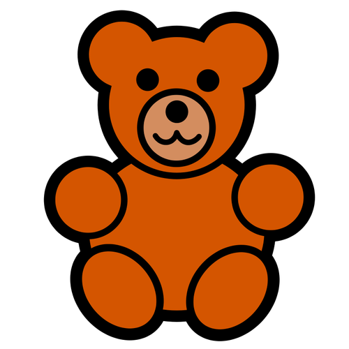 Teddybär Spielzeug Vektor-ClipArt