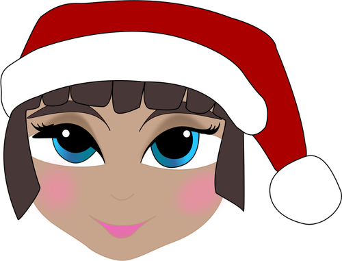 Navidad Elf Anime Vector