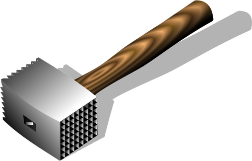 Image vectorielle de viande hammer