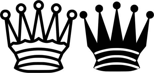 Queen-Schach-Stück-Vektor-Bild