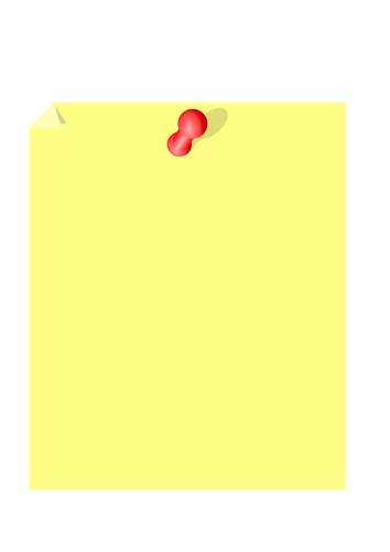 Post it note vector image