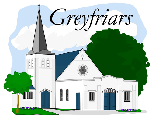 Vektorgrafiken der Greyfriars Presbyterian Church