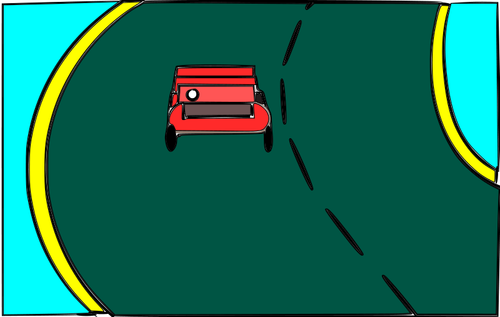 Ilustración de vector de carretera