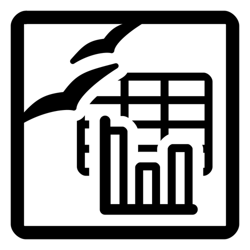 Vektorgrafik Monochrom setzte sich Bogen-Datei Typ Zeichen