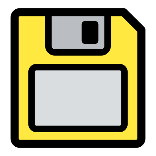 फ्लॉपी डिस्क वेक्टर छवि