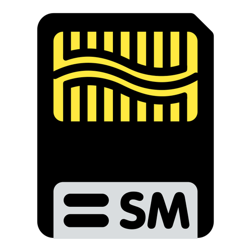 sim 卡矢量绘图