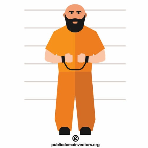 Prisoner vector graphics