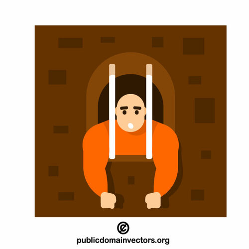 Prisoner Vektor ClipArt