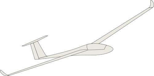 Planör Uçak vektör