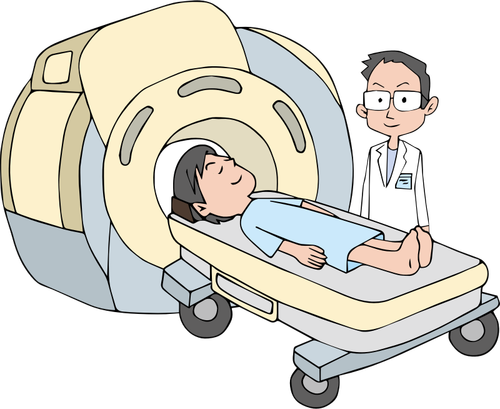 Cartoon MRI beeld