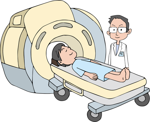 صورة MRI الكرتون