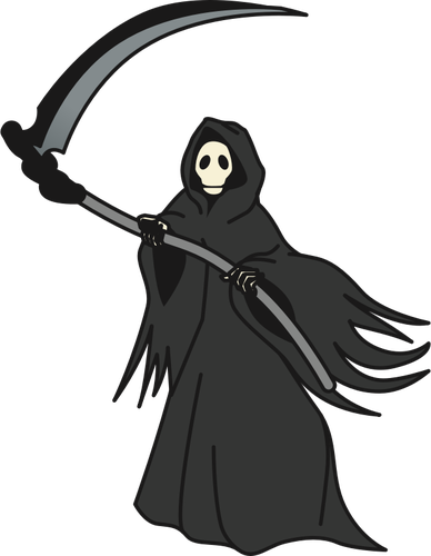 Grim reaper vector afbeelding
