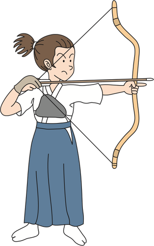 Kvinnliga archer bild