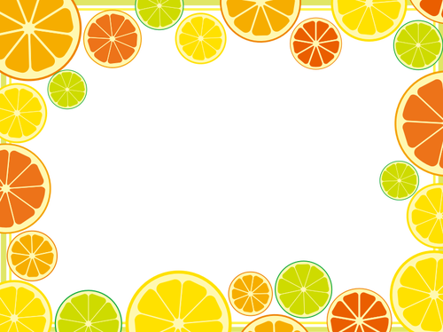 柑橘類のフレーム