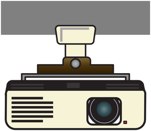 Videoprojector vector afbeelding