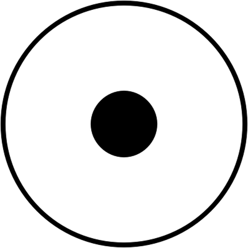 Puls knop geen vectorafbeeldingen (normaal open) elektriciteitssymbool